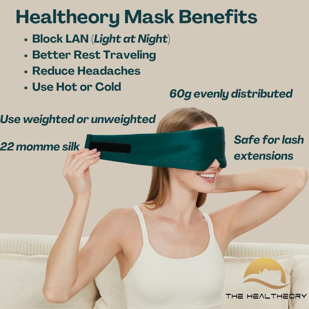 Dreamy Weighted Cooling Silk Eye Mask