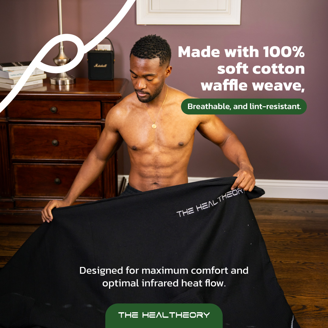 100% COTTON SAUNA BLANKET LINER + TOTE - Image 8