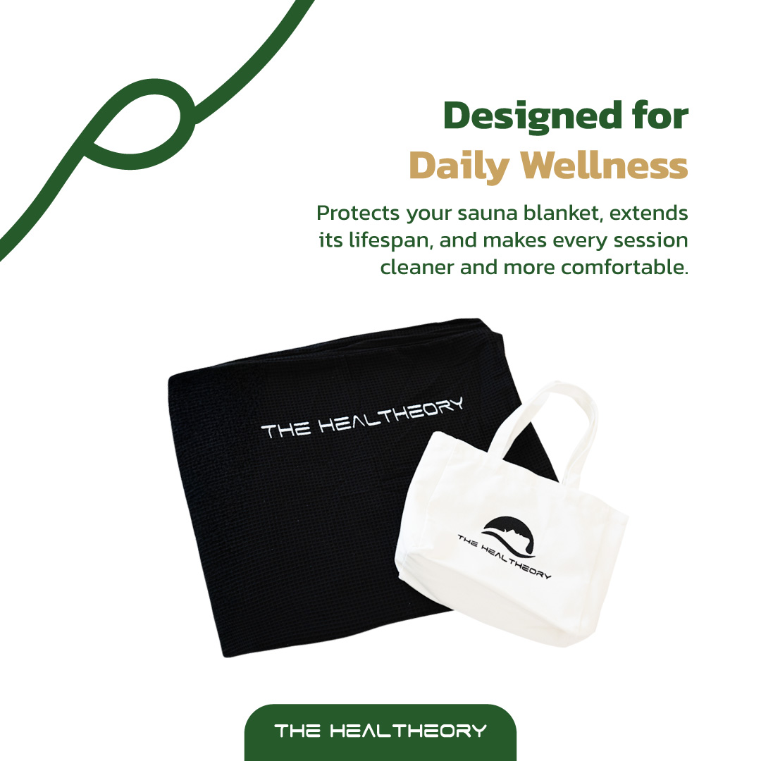 100% COTTON SAUNA BLANKET LINER + TOTE - Image 11